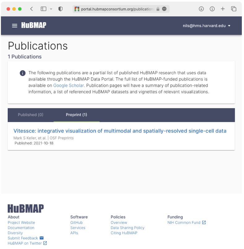 HuBMAP Publication